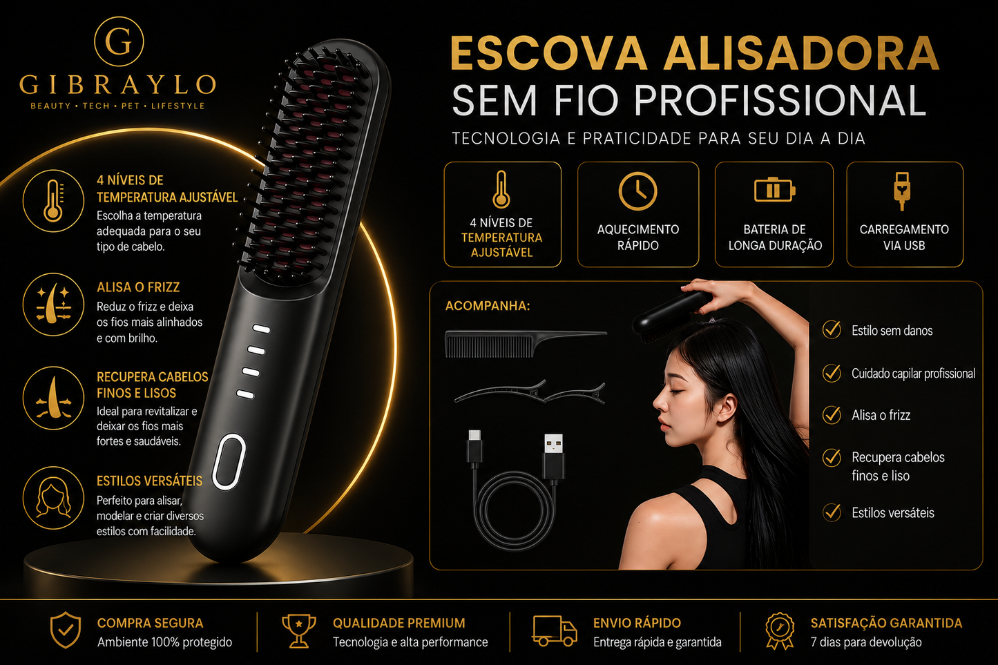 Escova Alisadora