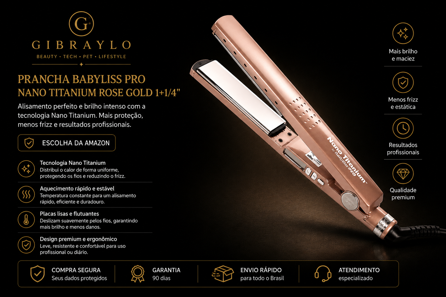 Prancha Babyliss