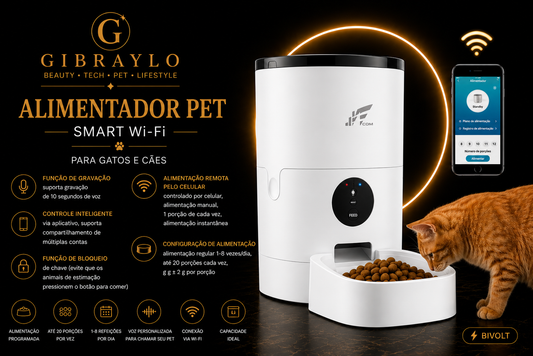 Alimentador Pet Smart Wi-Fi